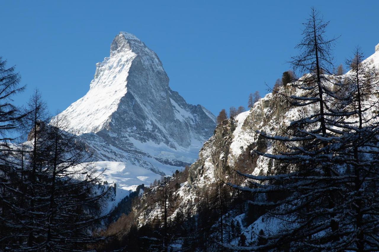 Bolero 4.5 Dachzimmerwohnung Zermatt Buitenkant foto